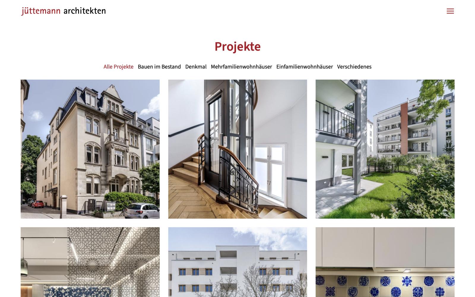 Referenzbild zu Neuer Webauftritt für Projekte und Bildsprache